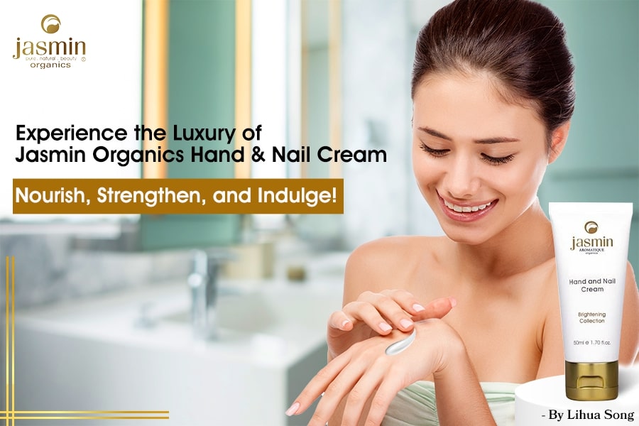 Experience the Luxury of Jasmin Organics Hand & Nail Cream