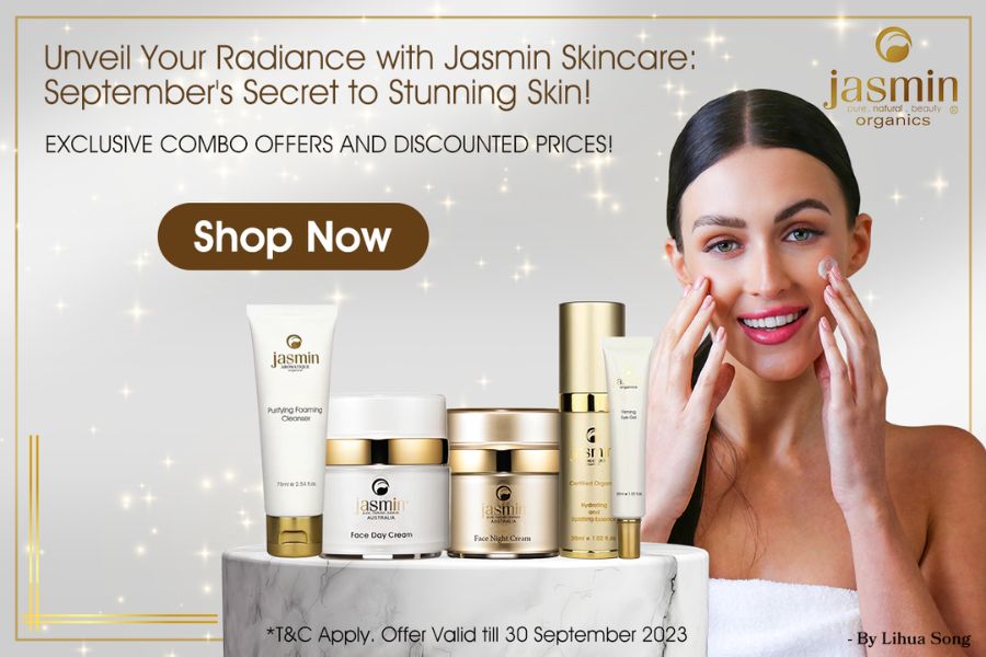 Elevate Your Skincare: Jasmin Organics September Promotions for the Discerning Connoisseur